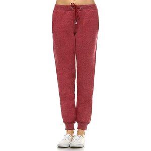 Mark White Burgundy Amazingly Soft Jogger Pants Women's size L